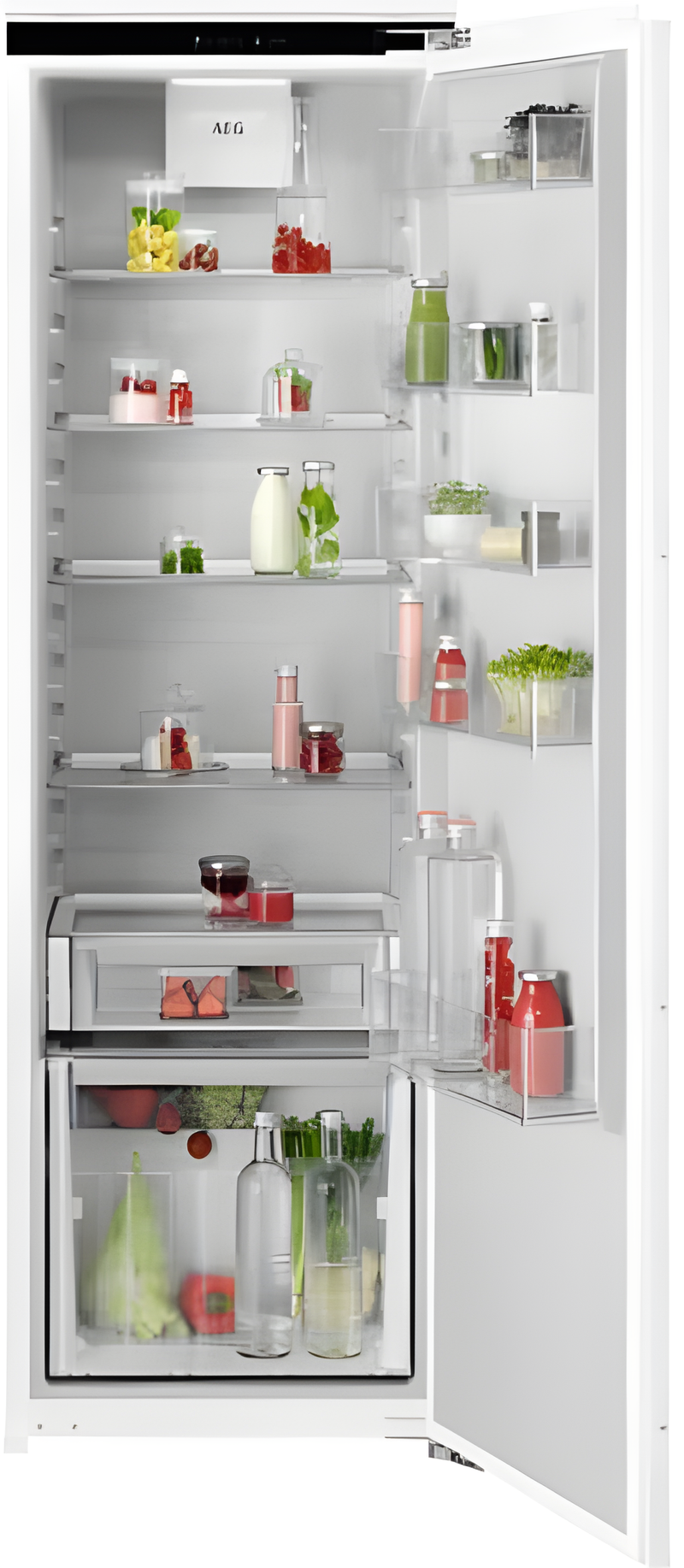 AEG NSK7D181EC - White Built-In Larder Fridge - 310 Litres - E Energy Rating