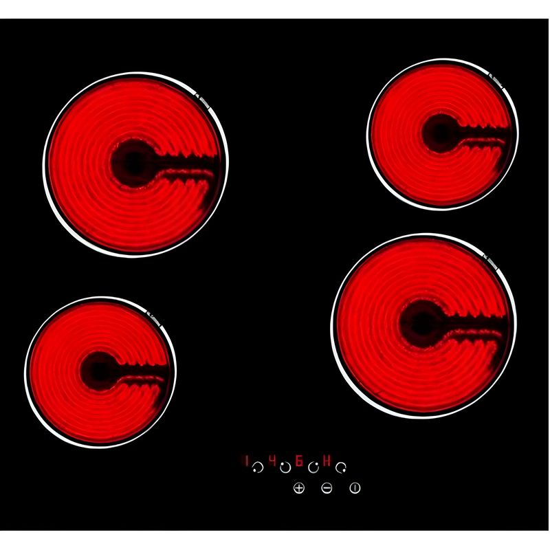 Cata UBTCC60LC.1 - 4 Zone Electric Hob Satin Glass finish