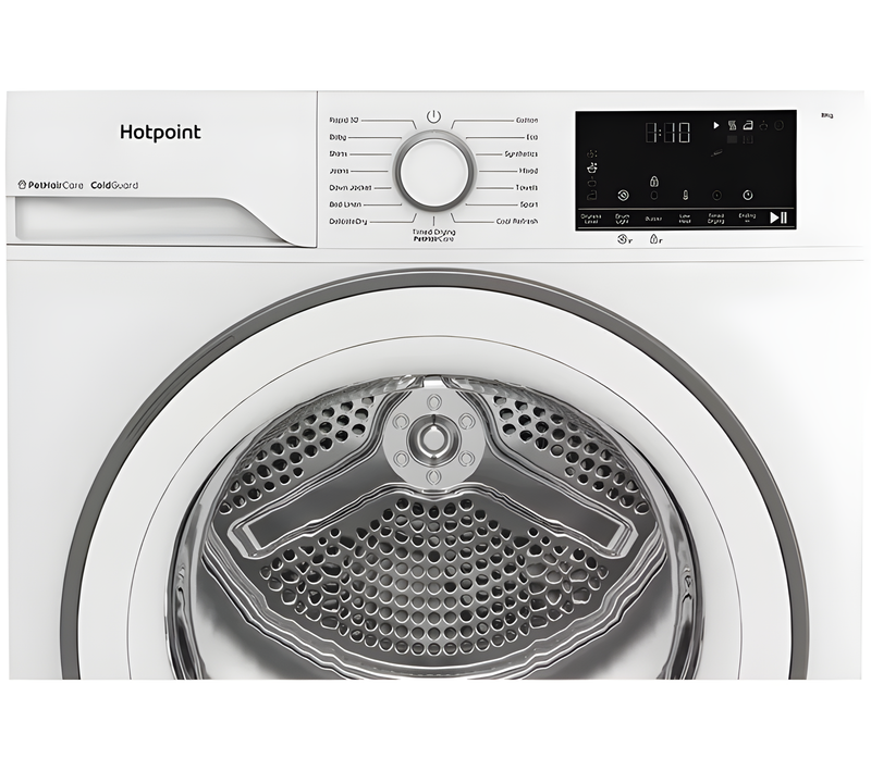 Hotpoint C HSD 83M WW UK - White 8KG Tumble Dryer - Heat Pump - D Energy