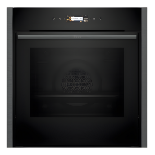 Neff B54CR71G0B - Slide and hide® N70 Series Graphite Built in Electric Single Oven - A+ energy