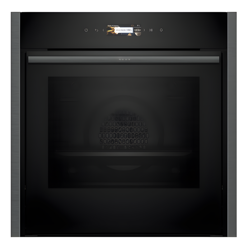Neff B54CR71G0B - Slide and hide® N70 Series Graphite Built in Electric Single Oven - A+ energy