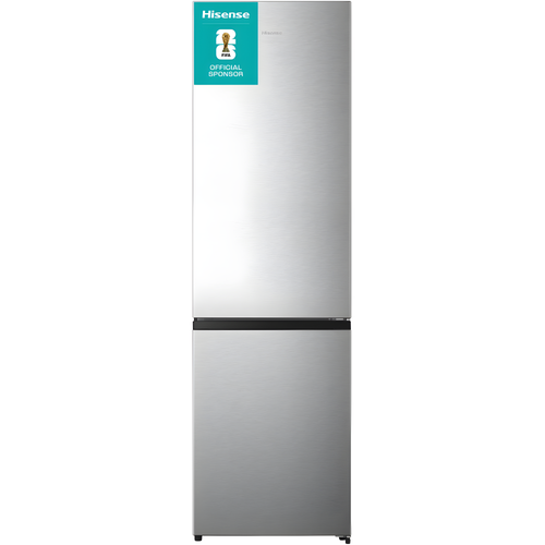 Hisense RB435N4BCE - Stainless Steel Fridge Freezer - 336L - E Energy Rating