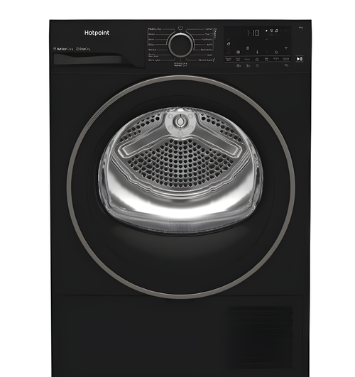 Hotpoint CHD94MBBSUK - Black 9KG Heat Pump Tumble Dryer - Freestanding - 194kWh/year