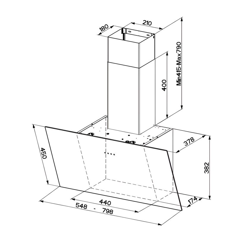 Faber TWEET EG8 - Black Extractor - C energy
