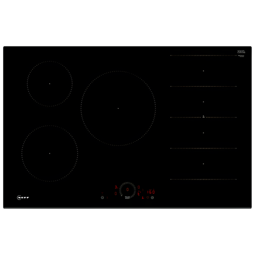 Neff T68FHV4L0 - Black 5 Zone Induction Hob