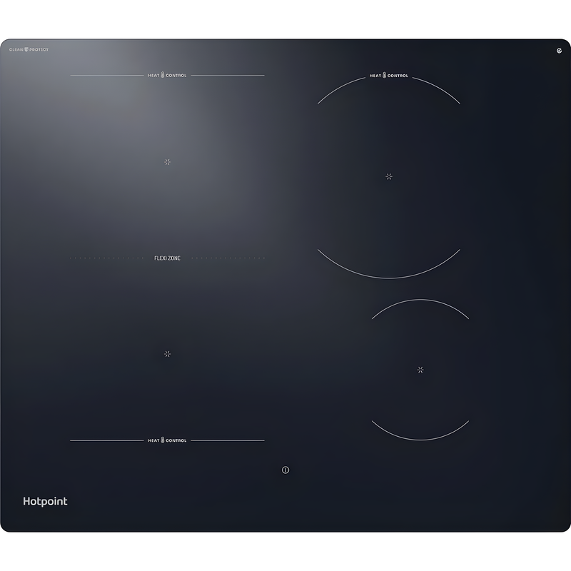 Hotpoint HTX6014DCF - Black 60cm Induction Hob - 4 Cooking Zones