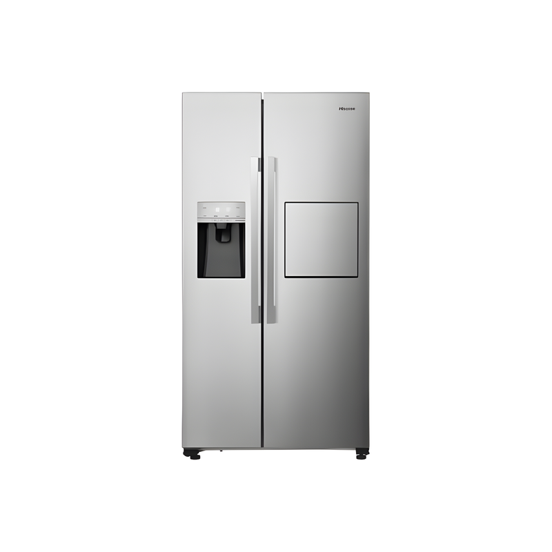 Hisense RS694N4BCE - Stainless Steel American Fridge Freezer - 535L - E Energy