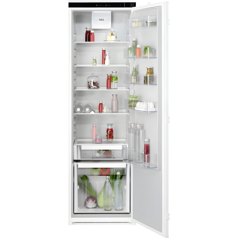 AEG TK6DS181ES - White Built-In Larder Fridge - 310L - E Rated