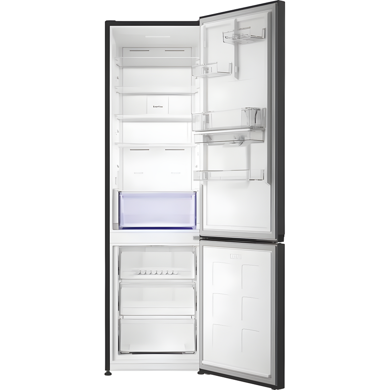 Hotpoint HPK 26411W XR4UK - Black Steel Fridge Freezer - E Energy