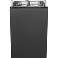 Smeg DI4522D - Black Fully Integrated Slimline Dishwasher - 9 Place Settings - D Energy