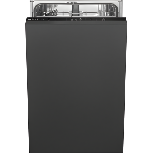 Smeg DI4522D - Black Fully Integrated Slimline Dishwasher - 9 Place Settings - D Energy