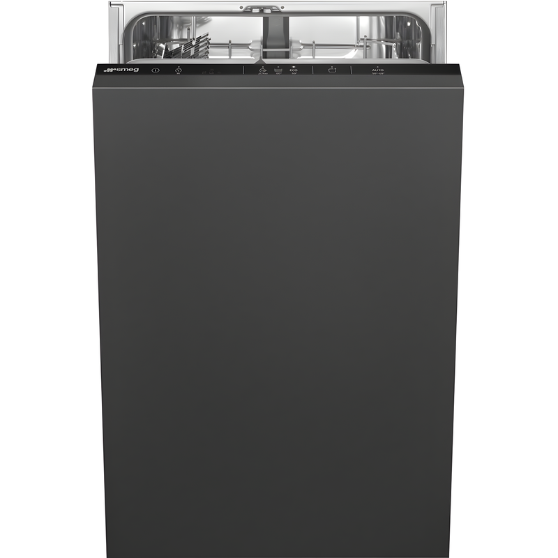 Smeg DI4522D - Black Fully Integrated Slimline Dishwasher - 9 Place Settings - D Energy