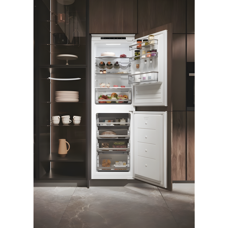 Haier HB50T618FMK - Integrated 50/50 Frost Free Fridge Freezer - E energy