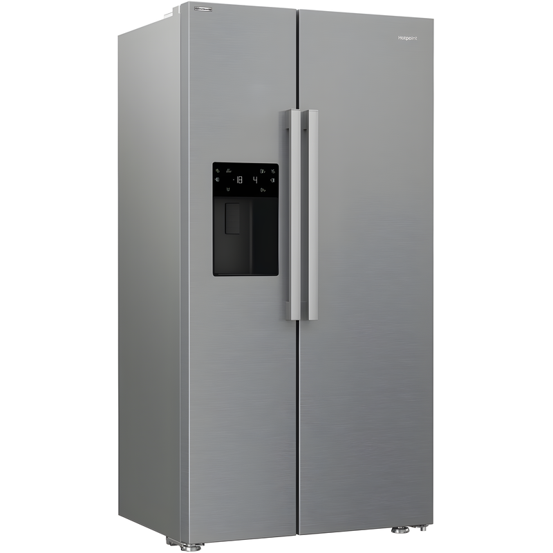 Hotpoint HPG2 6573W XP4UK - Silver American Fridge Freezer - 578L - E Energy