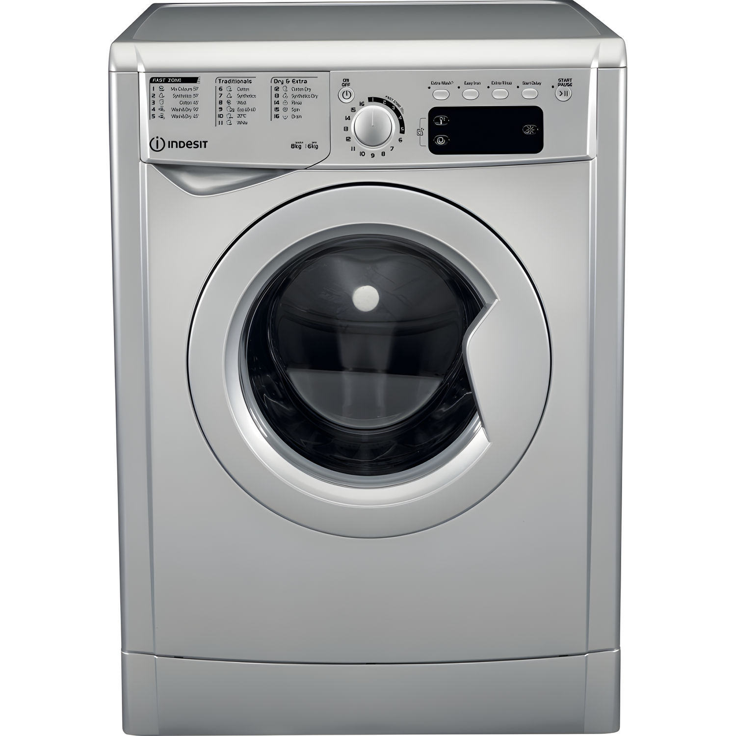 Indesit EWDE 861483 S UK - Silver 8KG/6KG Washer Dryer - 1400 RPM - D/C energy