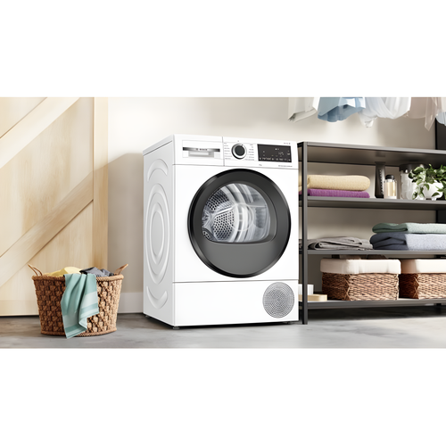 Bosch WQG24502GB - White 9KG Heat Pump Tumble Dryer - A+++ Energy