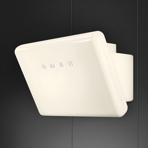 Smeg KFAB84CR - Cream 70cm Chimney Cooker Hood - 605m³/h - A Energy