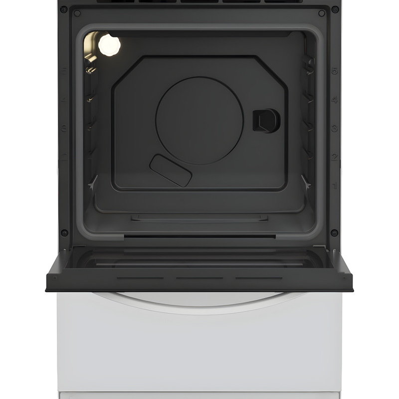 Indesit I5E3KMW - White Electric Cooker - 60L Single Oven - A Energy Rating