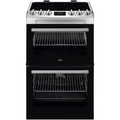 AEG CCX1530ACM - Stainless Steel Ceramic Electric Cooker with Double Oven - 77/39L - A energy