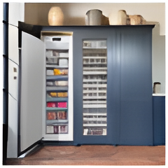 Caple RIF1801 - White 197L Built-in Freezer - Frost Free - E Energy