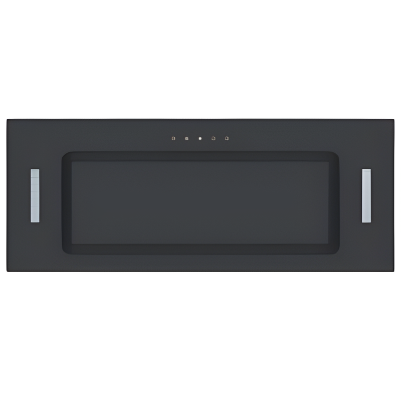 CATA UBICON52BK1 - Black Glass 52cm Canopy Extractor Hood - 593m3/hr - C energy