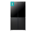 HISENSE RQ5X560SFLEF - Black American Fridge Freezer - 608L Capacity - E Energy Rating