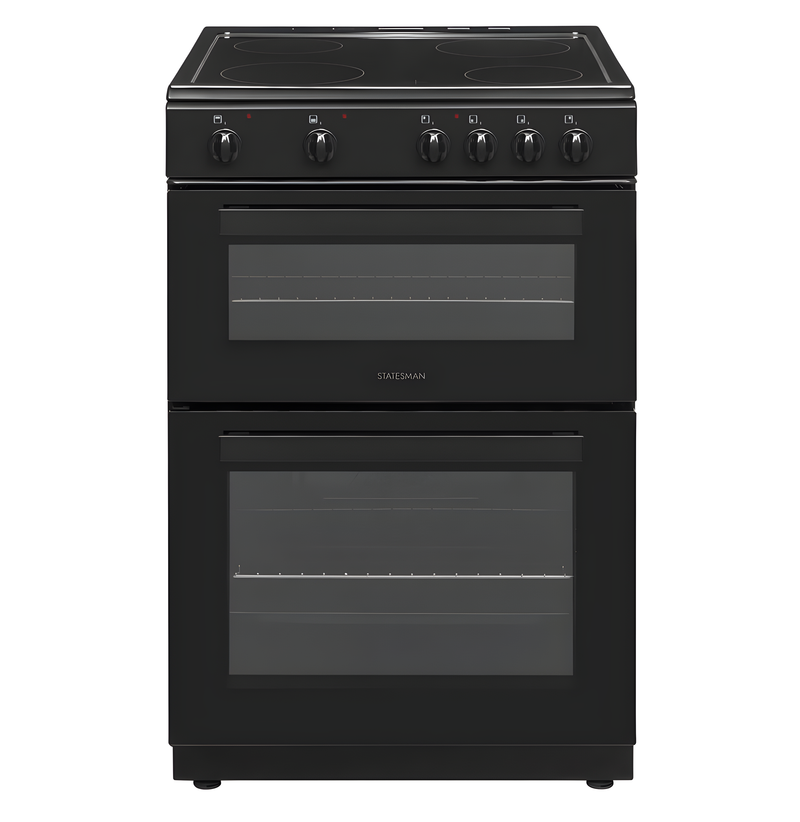 Statesman EDC60B2 - Black 4 Zone Electric Cooker - A energy