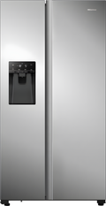 Hisense RS694N4TZE - Grey American Fridge Freezer - 562L - E Rating