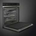 Smeg SFP6401TB - Black Single Oven - 70 Litres - A+ energy