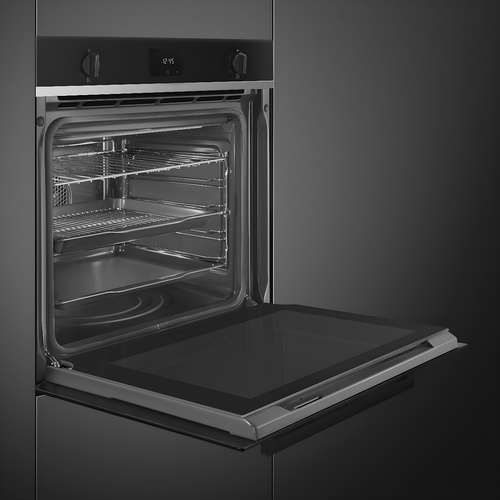Smeg SFP6401TB - Black Single Oven - 70 Litres - A+ energy