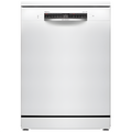 Bosch SMS4EMW06G - White Freestanding Dishwasher - B energy