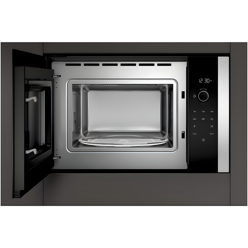 Neff HLAWD53N0B - Stainless steel Built in Electric Microwave - Hydrolytic cleaning