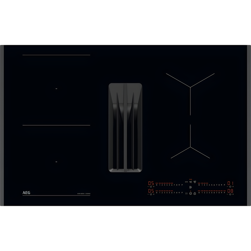 AEG TH84CB03FB - Black Vented Induction Hob - 81cm - A+ Energy