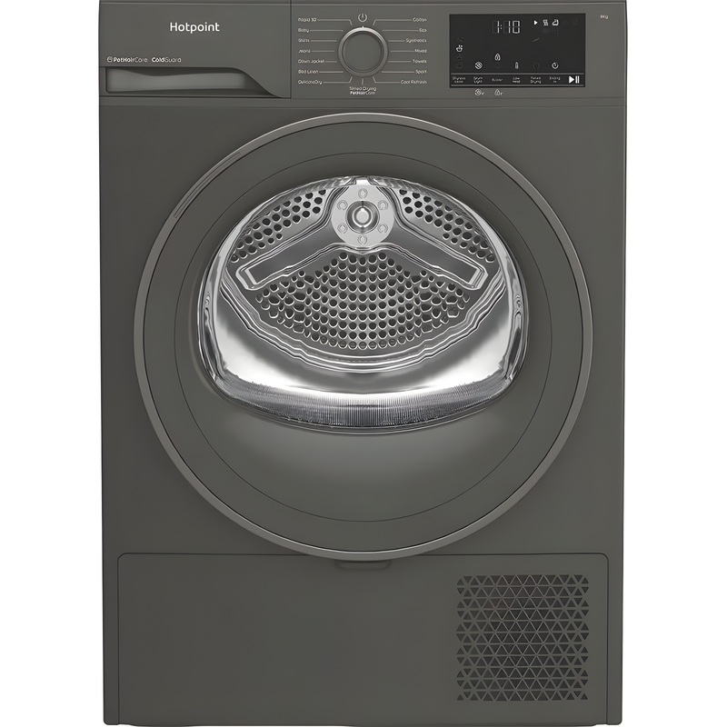 Hotpoint C HSD 83M GG UK - Grey Tumble Dryer - 8KG - D Energy