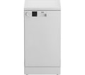 BEKO DVS04X20W - White Slimline Freestanding Dishwasher - 10 Place Settings - E Energy