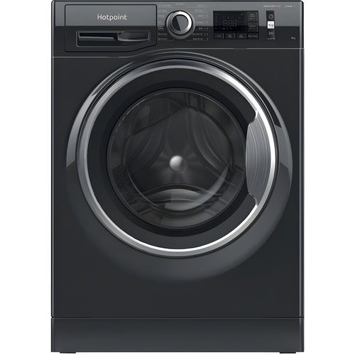 Hotpoint NM11 948 BC A UK - Black Freestanding 9KG Washing Machine - 1400 RPM - A energy