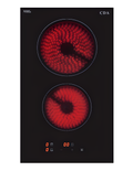 CDA HC3621FR - Black 2 Zone Ceramic Hob