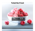 HISENSE RF540N4WFE - Black Stainless Steel American Fridge Freezer - 302L Fridge/178L Freezer - E Energy Rating