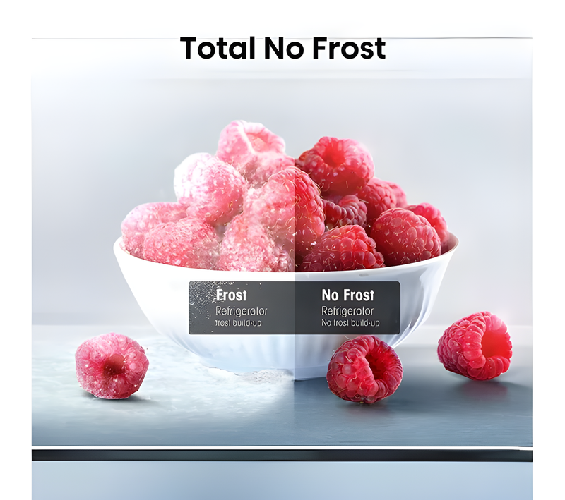 HISENSE RF540N4WFE - Black Stainless Steel American Fridge Freezer - 302L Fridge/178L Freezer - E Energy Rating