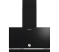 Hotpoint PHVP62FLMK - Black Chimney Cooker Hood - 490m³/h - A Energy