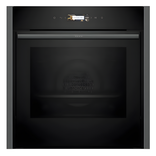 Neff B54CR31G0B - Slide and hide® N70 Series Graphite Built in Electric Single Oven - A+ energy