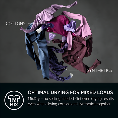 AEG TR739G4B - White 9KG Heat Pump Tumble Dryer - A+++ Energy Rated