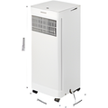 Midea MPPA-07CRN7-QB6(A) - White Portable Air Conditioner - 7000 BTUs