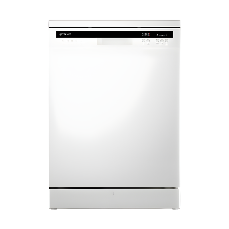 Teknix TX3FD618W - White Full Size Dishwasher - 15 Place Settings - C Energy