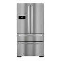 Caple CAFF43 - Stainless Steel American Fridge Freezer - 398L/211L - F Energy