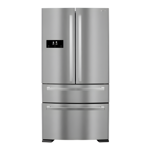 Caple CAFF43 - Stainless Steel American Fridge Freezer - 398L/211L - F Energy