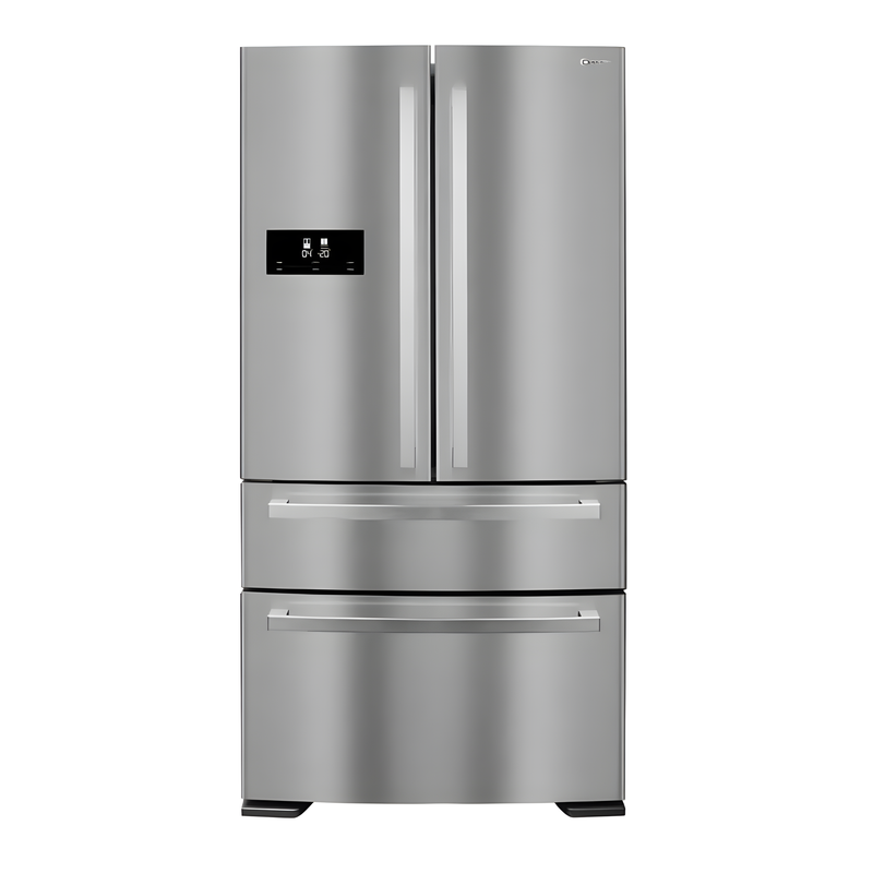 Caple CAFF43 - Stainless Steel American Fridge Freezer - 398L/211L - F Energy