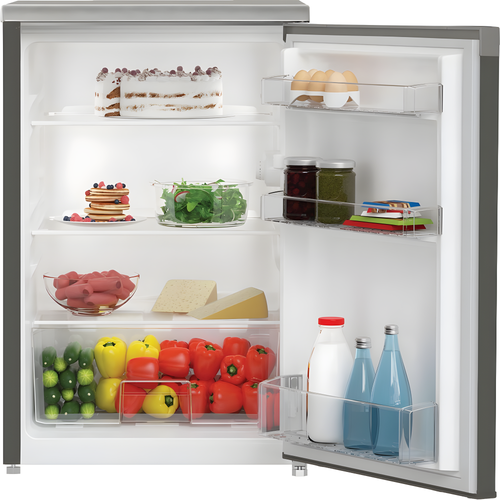 Hotpoint H55R1 112X UK - Grey Under Counter Larder Fridge - 128L - E energy rating