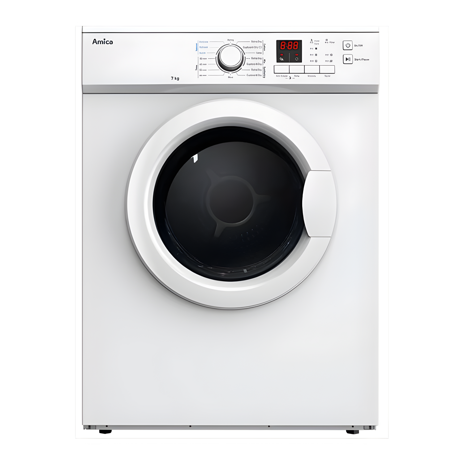 Amica ADV7CLCW - White 7KG Vented Dryer - C energy