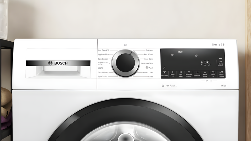Bosch WGG24400GB - White Freestanding 9KG Washing Machine - 1400 RPM - A energy